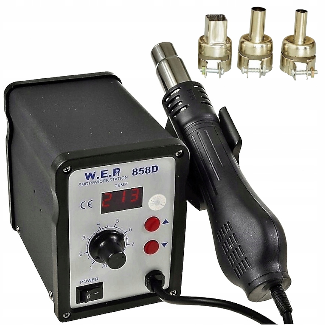 SPAWARKA PLASTIKU WEP 858D 3DYSZE PORADNIK