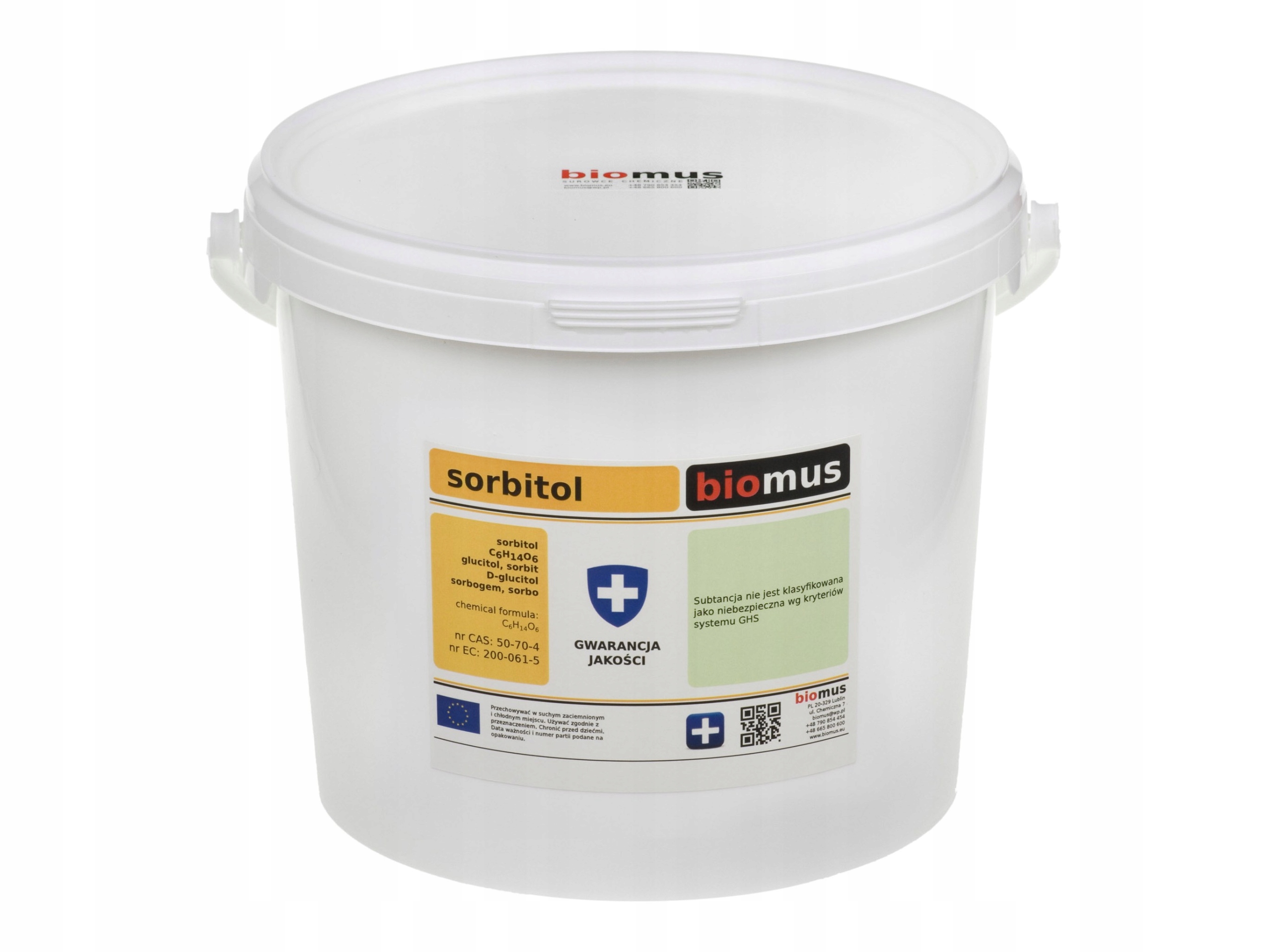 

Sorbitol czysty Heksitol Sorbit 3kg Biomus