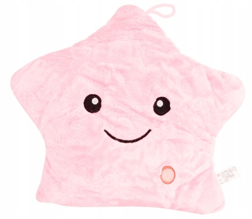 Świecąca Gwiazdka LED 3D Lampka Nocna Poduszka