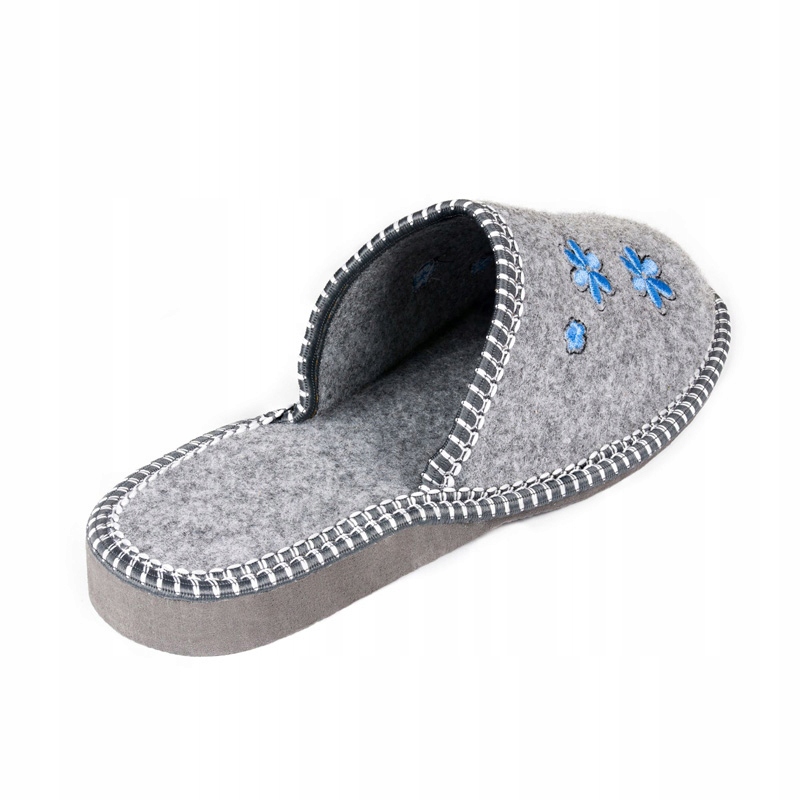 KLAPKI DAMSKIE FILCOWE KAPCIE GÓRALSKIE KWIATKI! Marka Nowo