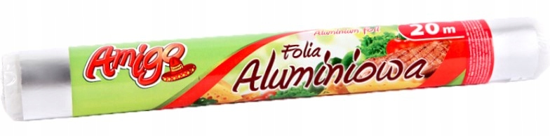 

Folia aluminiowa Amigo 28cm x 20m