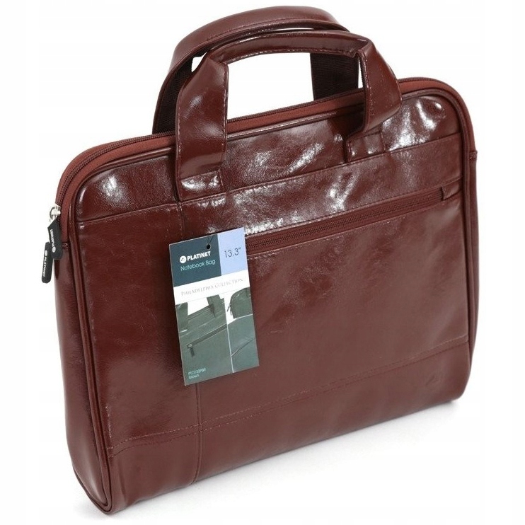 Torba notebook laptop 13'' 13,3'' EKOSKÓRA BRĄZOWA