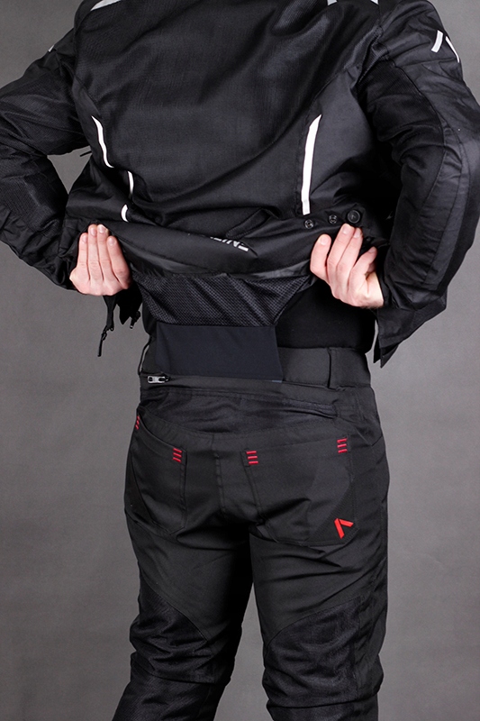 KOMBINEZON MOTOCYKLOWY MESHTEC KURTKA SPODNIE mesh Materiał tekstylia