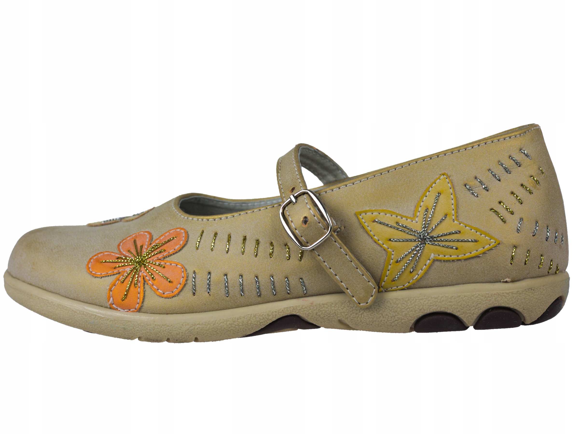 American Club 604 balerinki złote r. 31