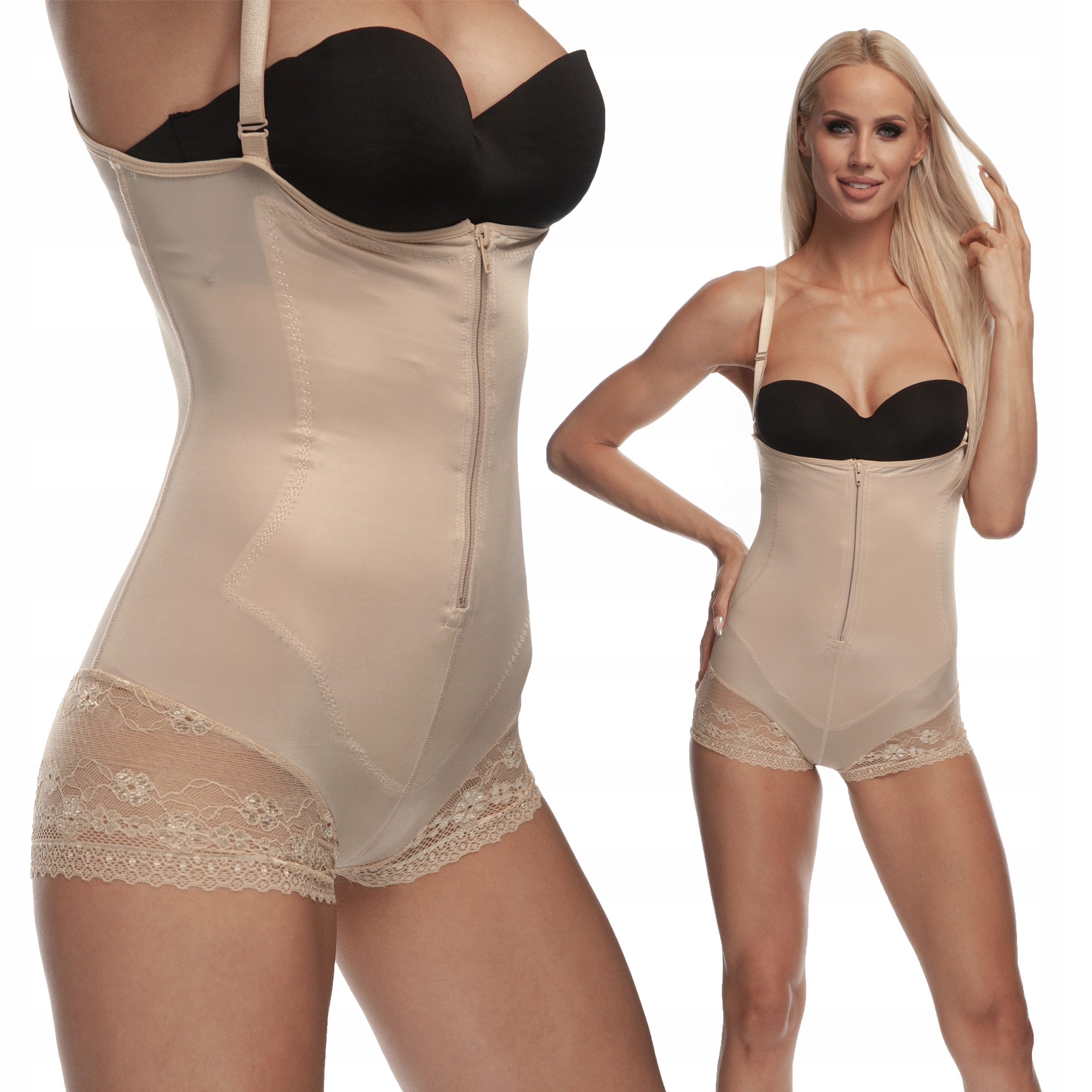 

Gorset Modelujące wyszczuplające body Wysoki Stan