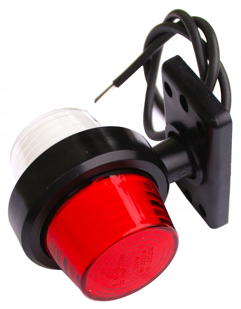 LAMPA OBRYSOWA LED OBRYSÓWKA BIAŁO CZERWONA LD2606