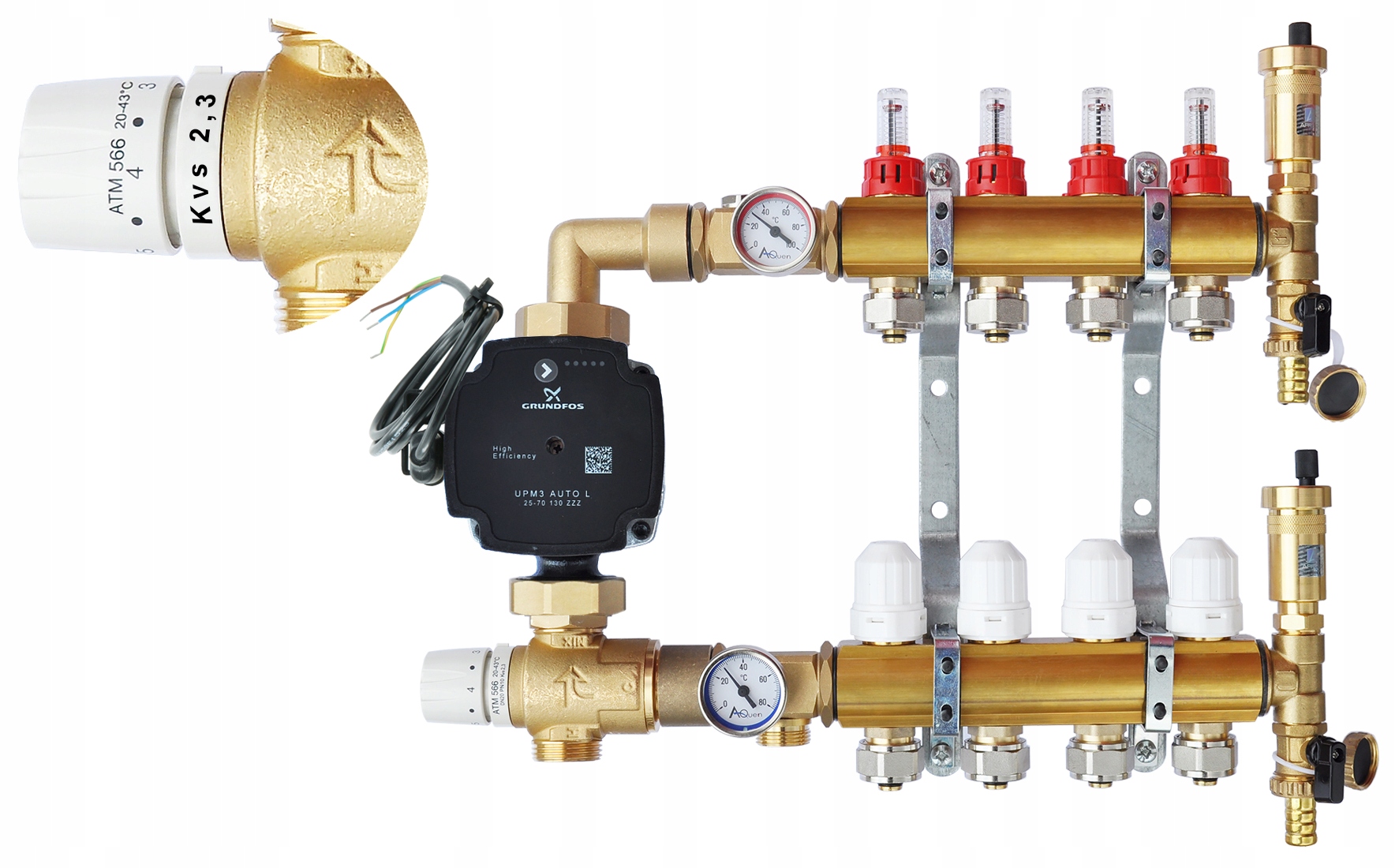 РАСПРЕДЕЛИТЕЛЬ ОТОПЛЕНИЯ ПОЛА 9 НА ЭТАЖ купить в украине недорого ...