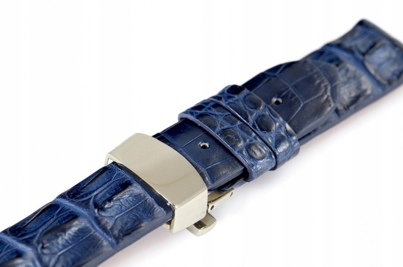 Řemínek Na Hodinky Z Aligátora Motýl Bcs 18 Granátový