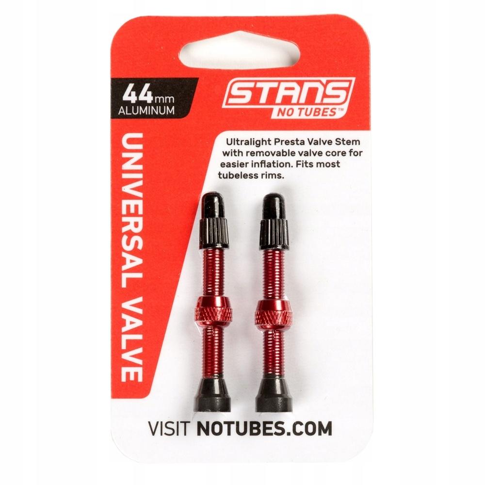

No Tubes wentyle Ust Universal 55mm 2szt czerwone