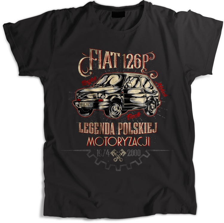 

Fiat 126p Retro koszulka damska Maluch r. XL