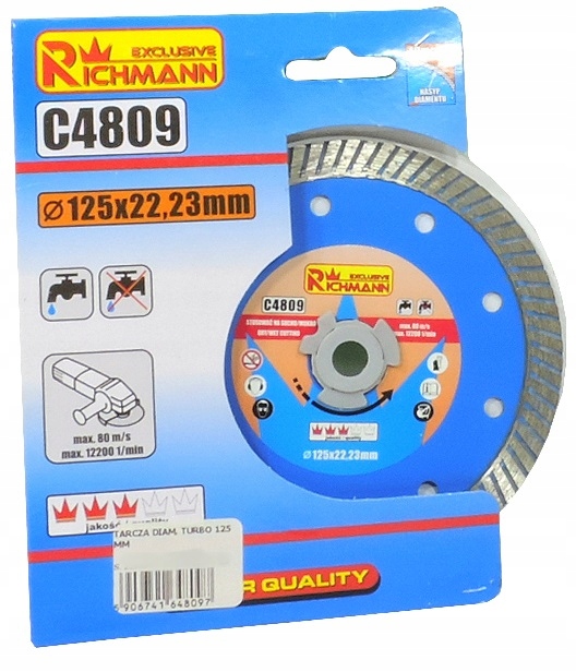

Tarcza Diamentowa Turbo 125 MM 22,23 mm