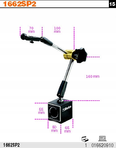 МАГНИТНОЕ ОСНОВАНИЕ ДЛЯ ДАТЧИКОВ БЕТА-ЧАСОВ