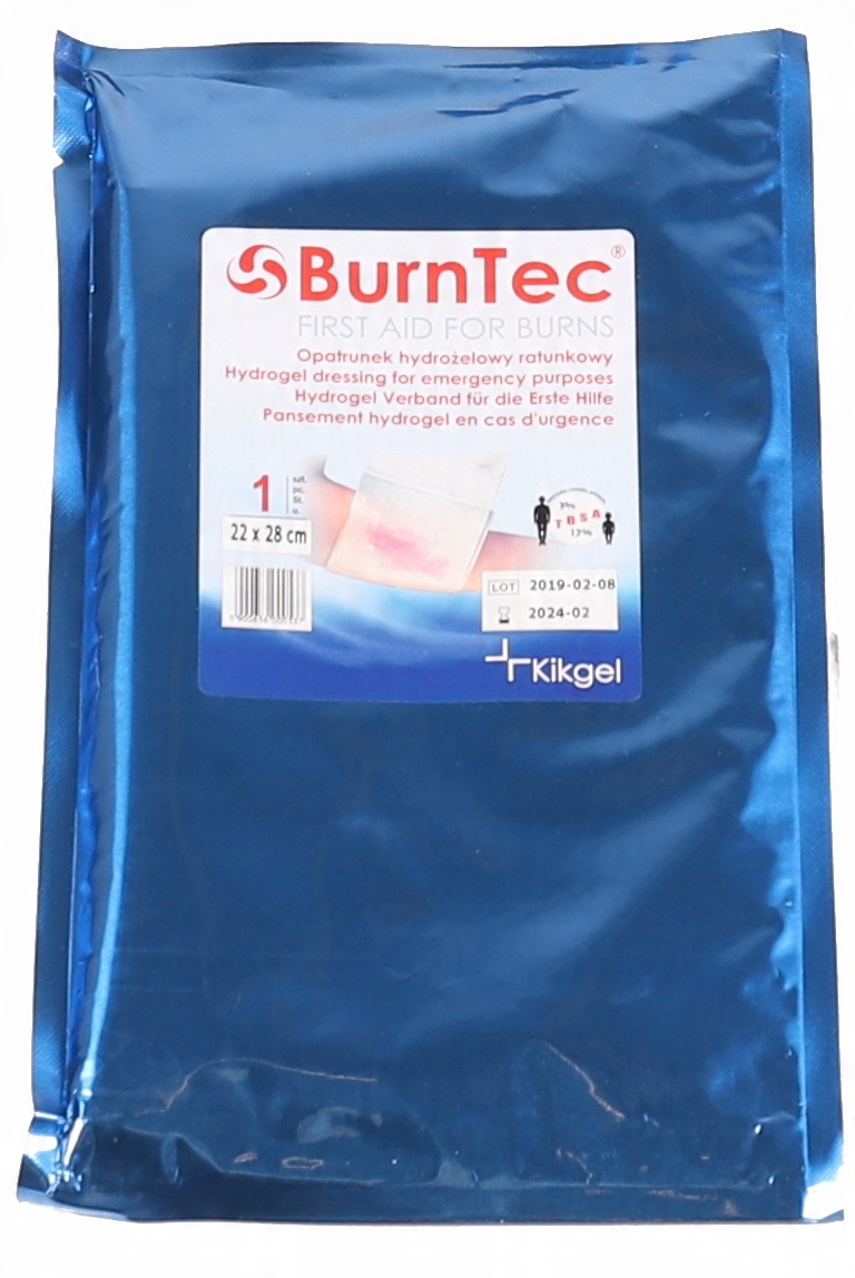 

Opatrunek hydrożelowy BurnTec 12 x 24 cm