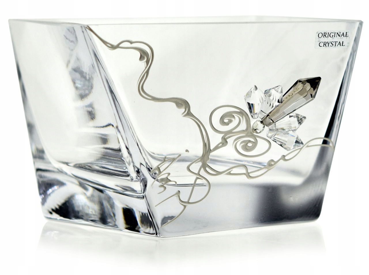 Exkluzívna šalátová miska štylizovaná do Swarovski