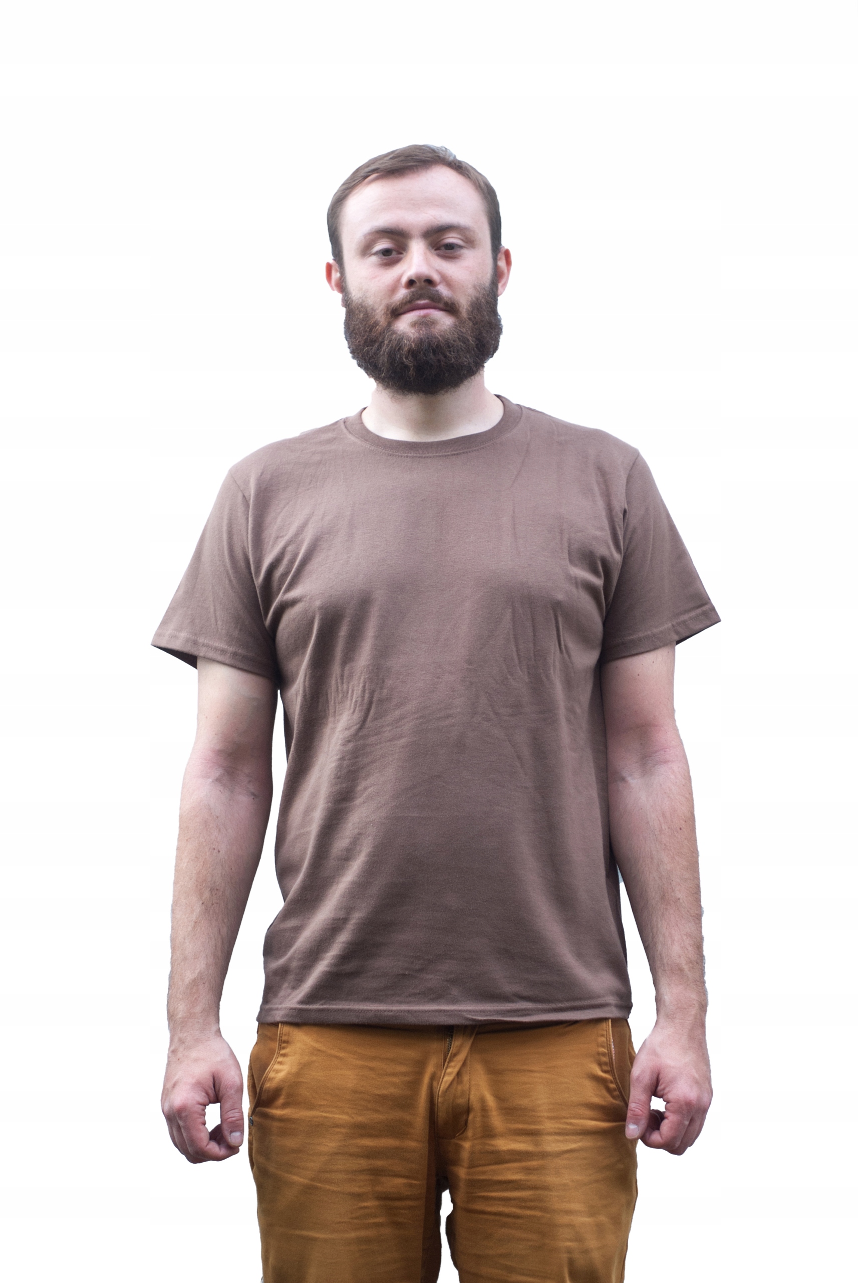 

Koszulka Męska Brązowa T-shirt Rozmiar S