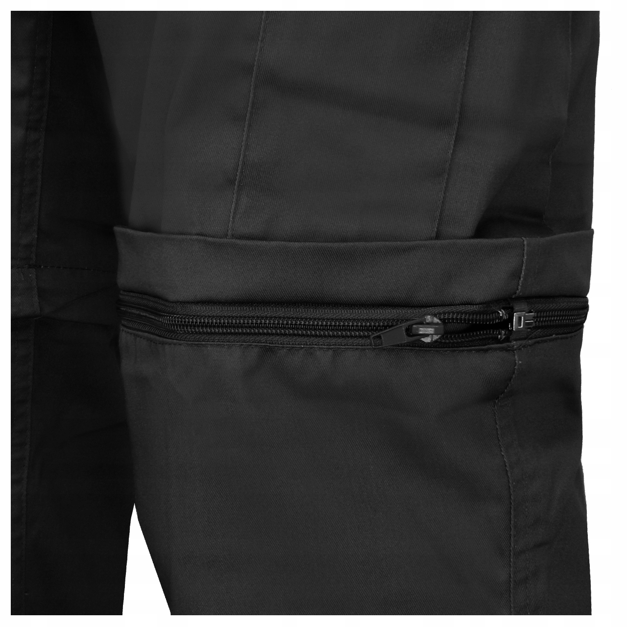 SPODNIE Trekkingowe BDU 2w1 ZIP OFF Czarne XL Wzór dominujący bez wzoru