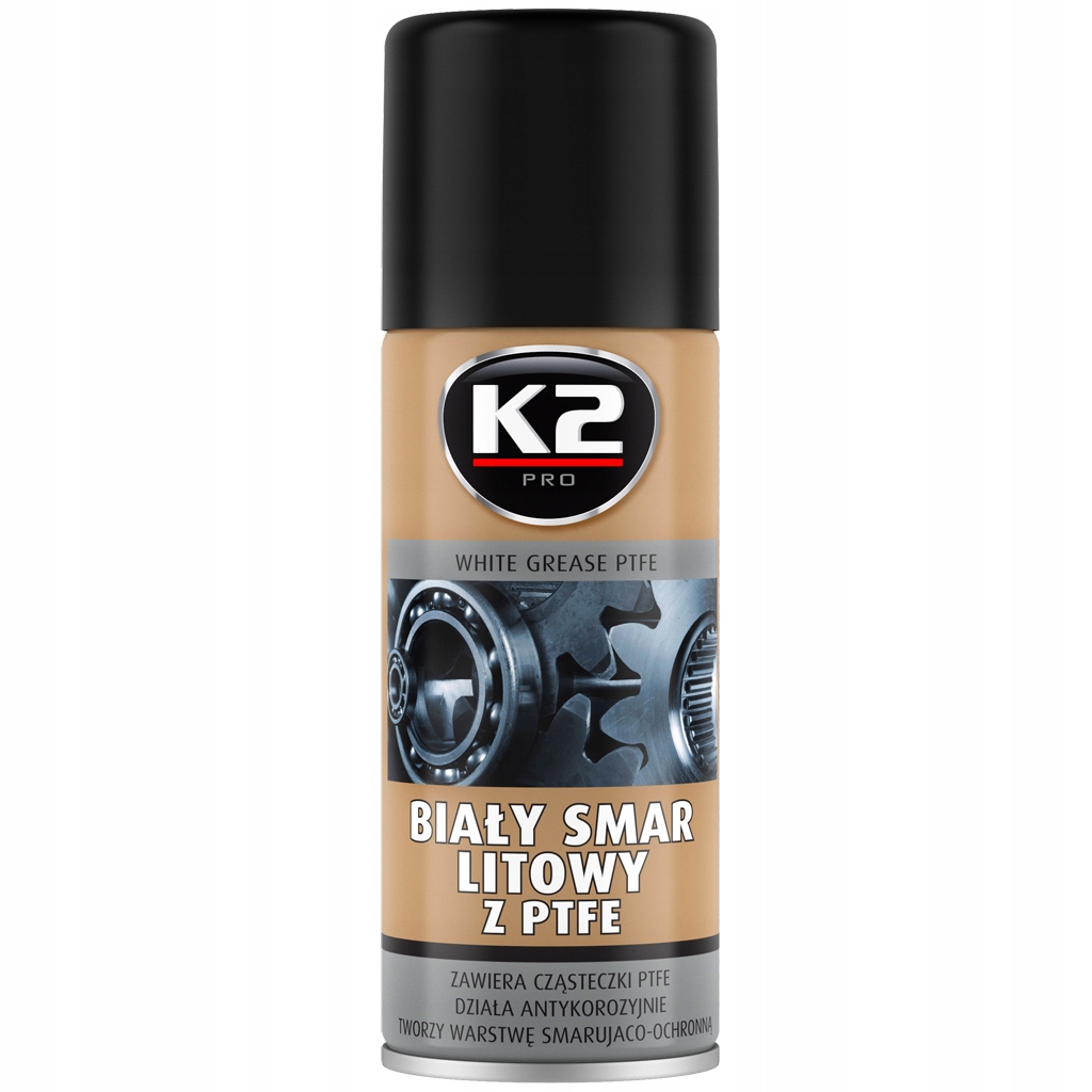 

K2 Biały Smar Litowy Z Teflonem Ptfe 400ML W121