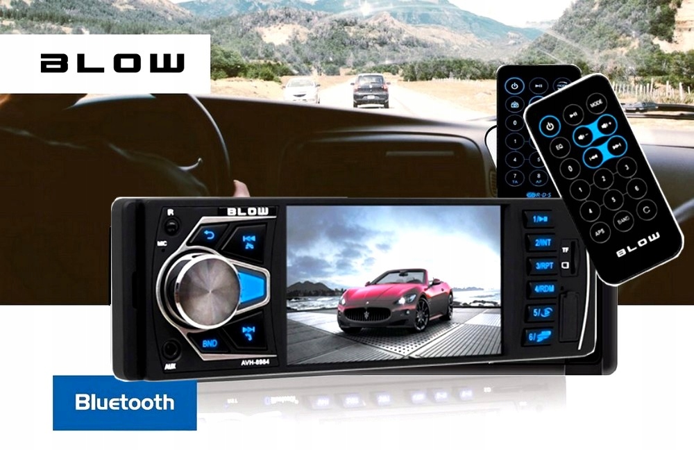 RADIO SAMOCHODOWE MP5 USB SD BLUETOOTH 4x 60W 1DIN EAN (GTIN) 7445049441729