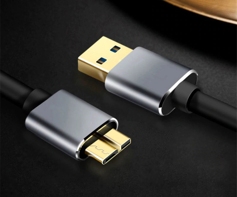 KABEL PRZEWÓD USB 3.0 A-B MICRO B 3.2 USB DO DYSKU HDD ZEWNĘTRZNEGO 0,5m Producent bez marki