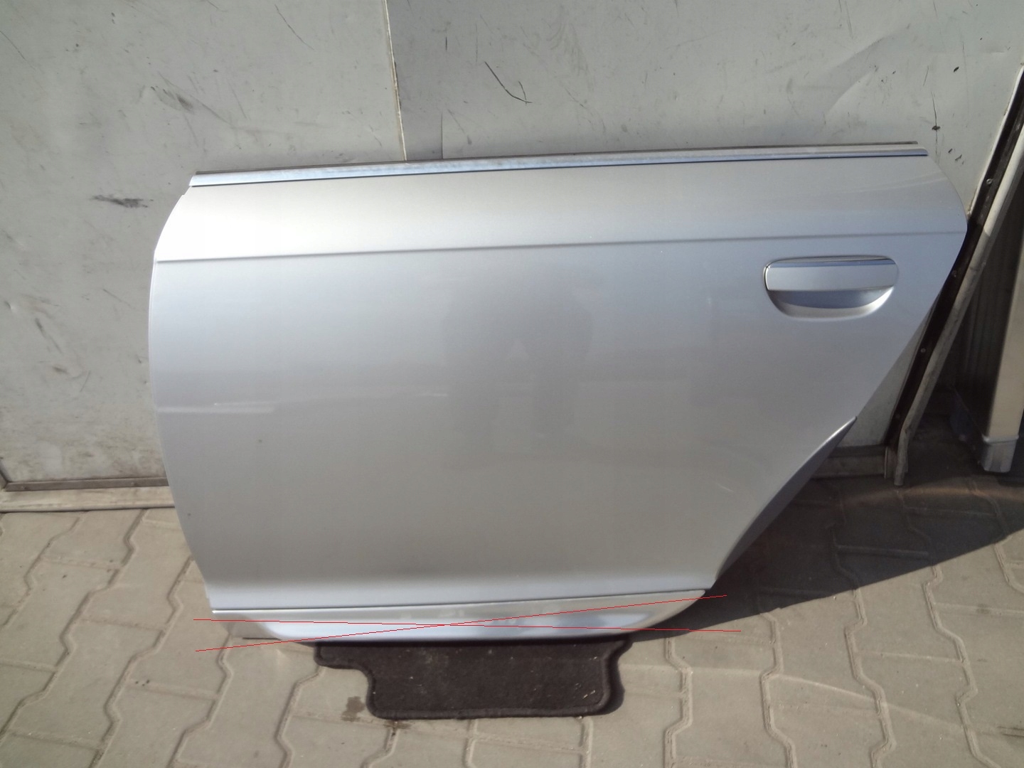AUDI A6 C6 04r- ALLROAD ДВЕРІ ЗЛІВА ЗАД. Ly7w