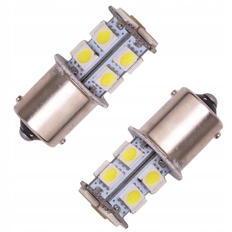 ŻARÓWKA LED 13 SMD 5050 P21W R5W R10W BA15S BIAŁA Typ R10W / BA15s