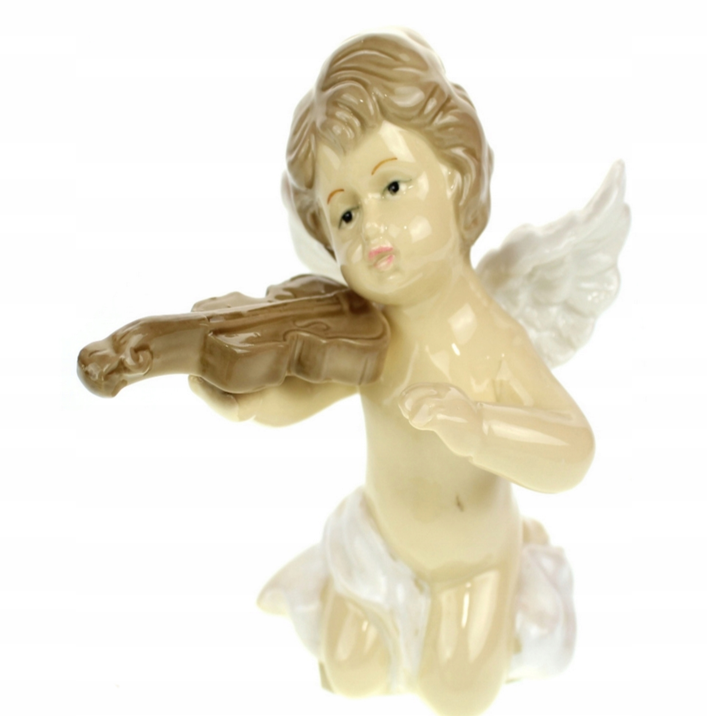 ANIOŁ ANIOŁEK CERAMICZNY FIGURKA DEKORACYJNA 13cm