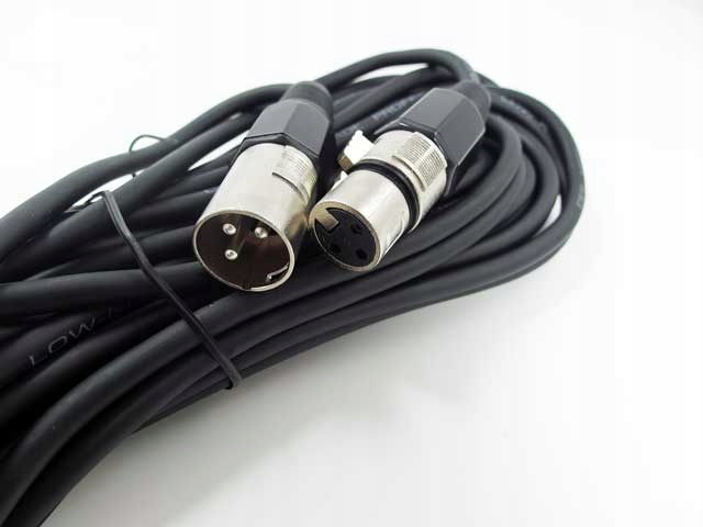 kabel przewód wt 3pin XLR / gn 3pin XLR 5,0m