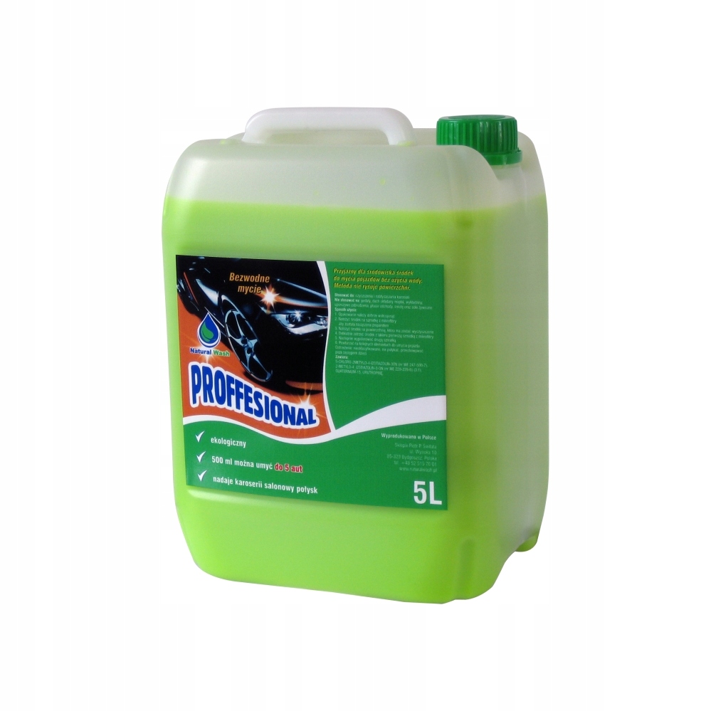 Natural Wash Professional 5L mycie bez wody