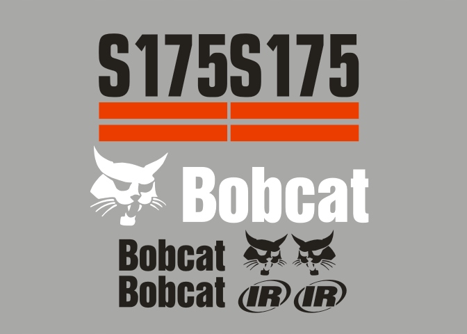 Samolepky s nálepkou Bobcat S175