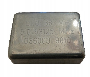 Generator kwarcowy DFO 36-MH 5,0753125 MHz