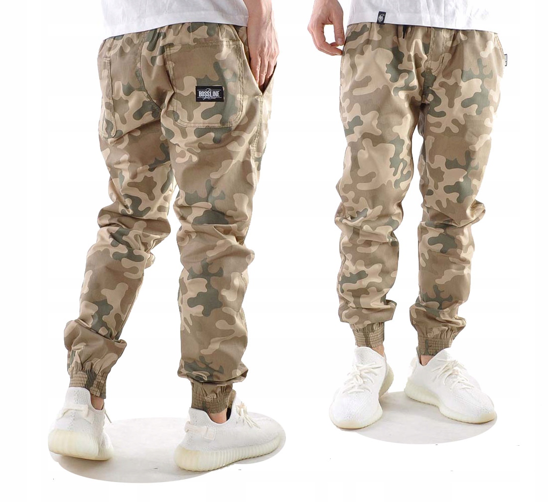 

Spodnie L Bossline Casual Jogger Dessert Camo