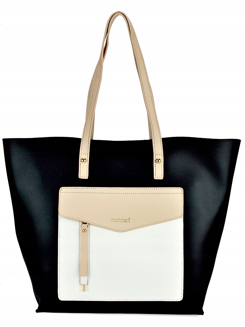 

Torebka Monnari Czarny Shopper + Kosmetyczka 2w1