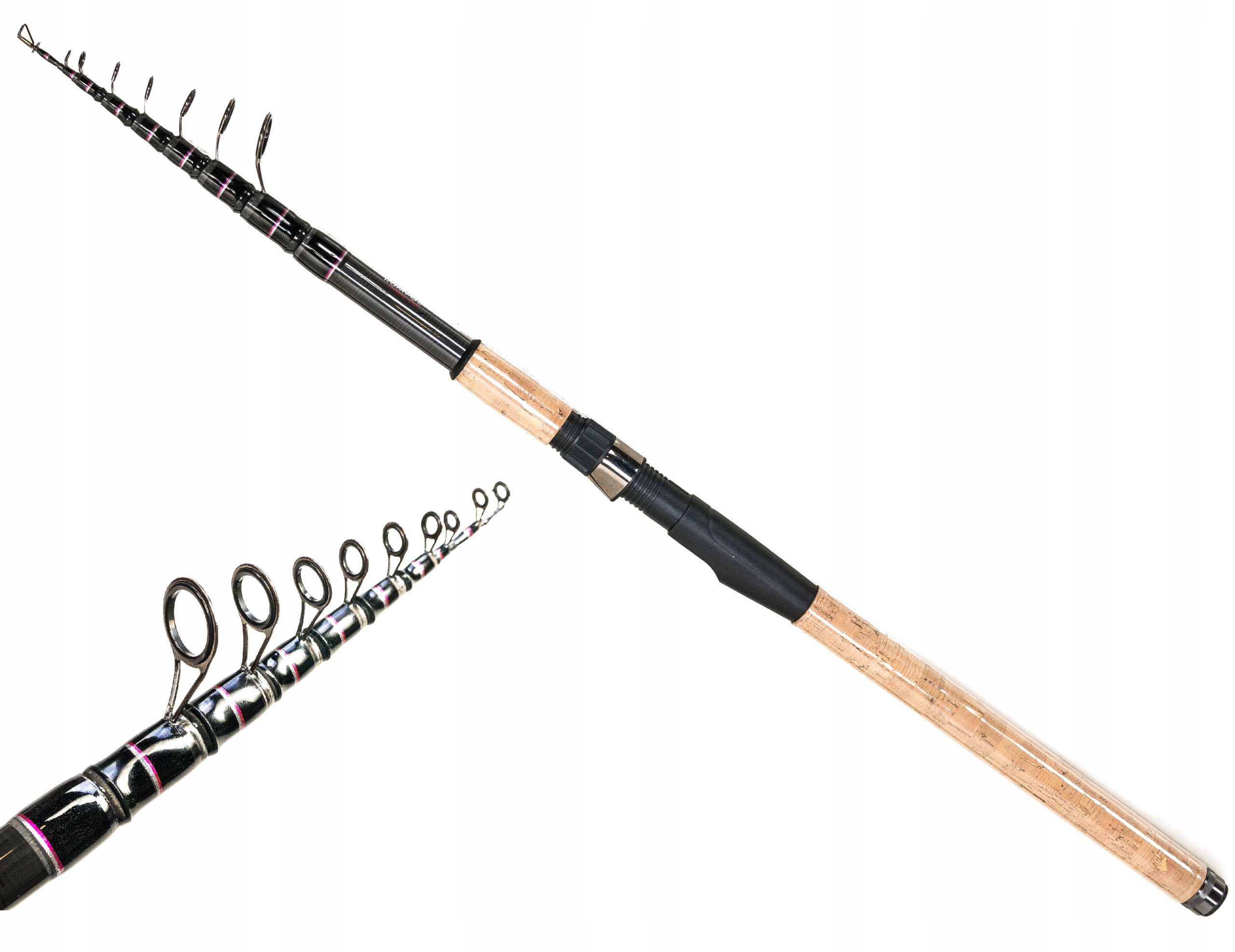 Wędka węglowa Partner Telespin 3,9 m 10-40 g IM-10