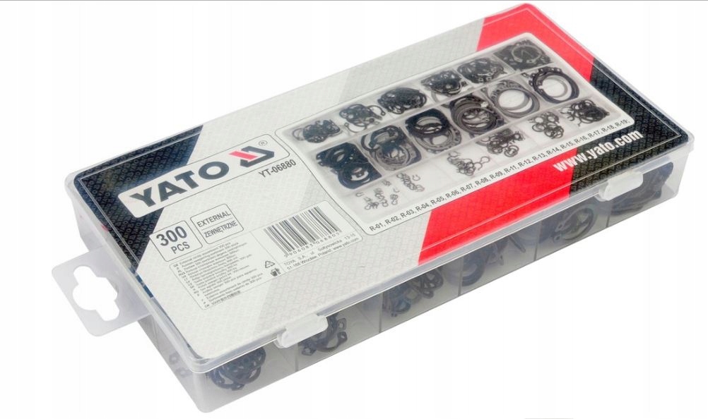 

Yato YT-06880 Zestaw Pierścieni Segera Zew 300SZT.