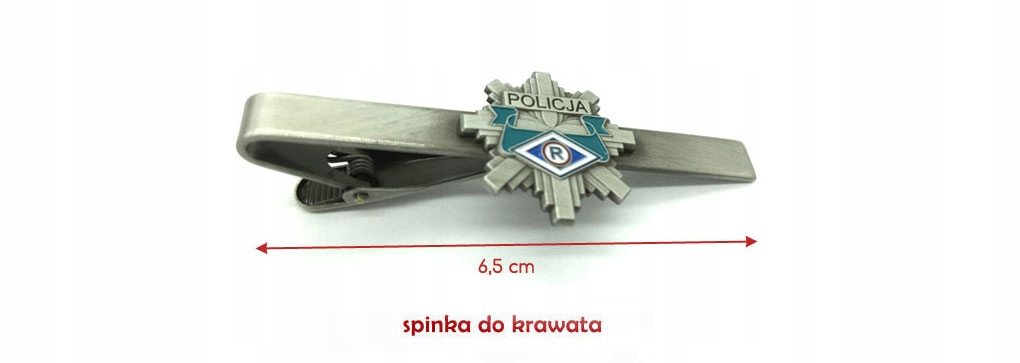 SPINKA DO KRAWATA SŁUŻBA DROGOWA POLICJI + etui Rodzaj spinka do krawatów