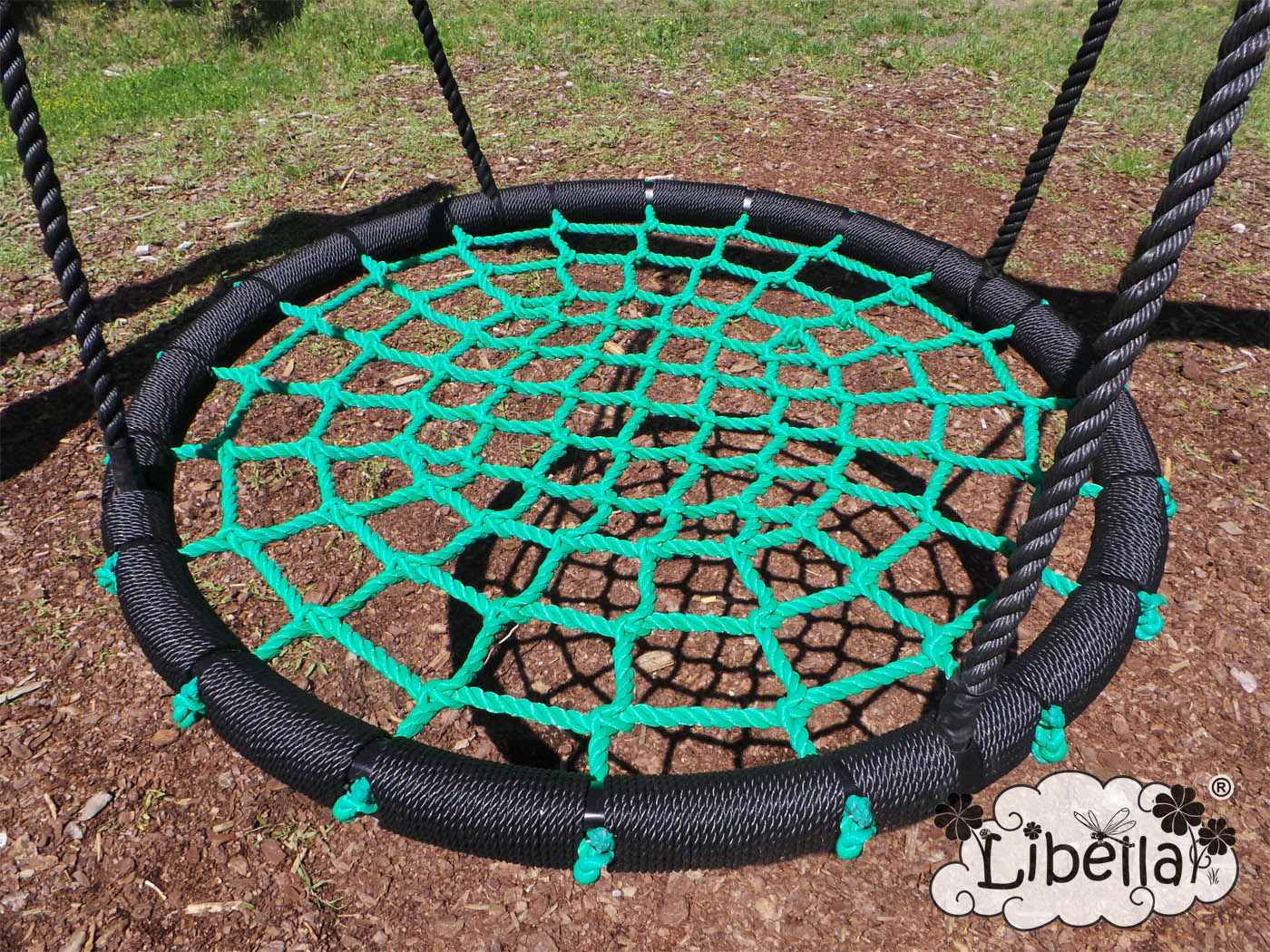 HUŚTAWKA BOCIANIE GNIAZDO XXL 120cm liny 18mm Wiek dziecka 3 lata +