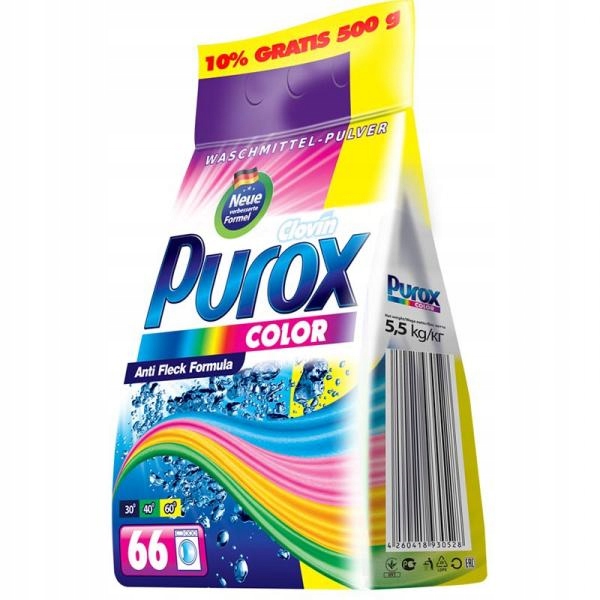 

Proszek do prania kolorowego Purox 5,5kg