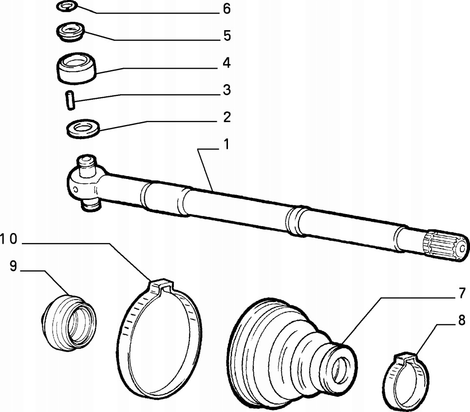 wałek pierścień półosi Fiat Cinquecento 700 EAN (GTIN) 3701578555714