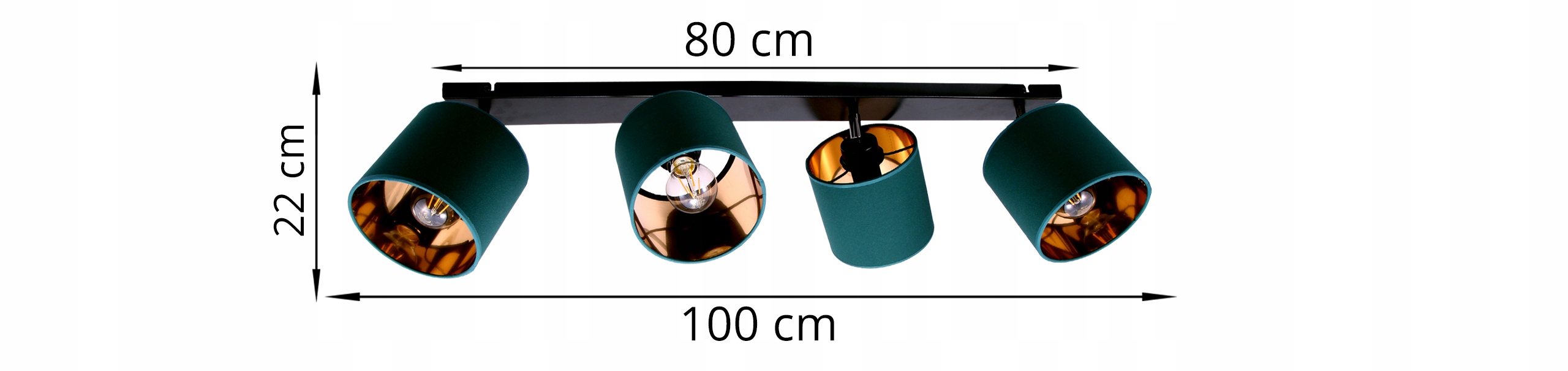 LAMPA WISZĄCA SUFITOWA ŻYRANDOL ZŁOTA PLAFON LED Rodzaj plafon