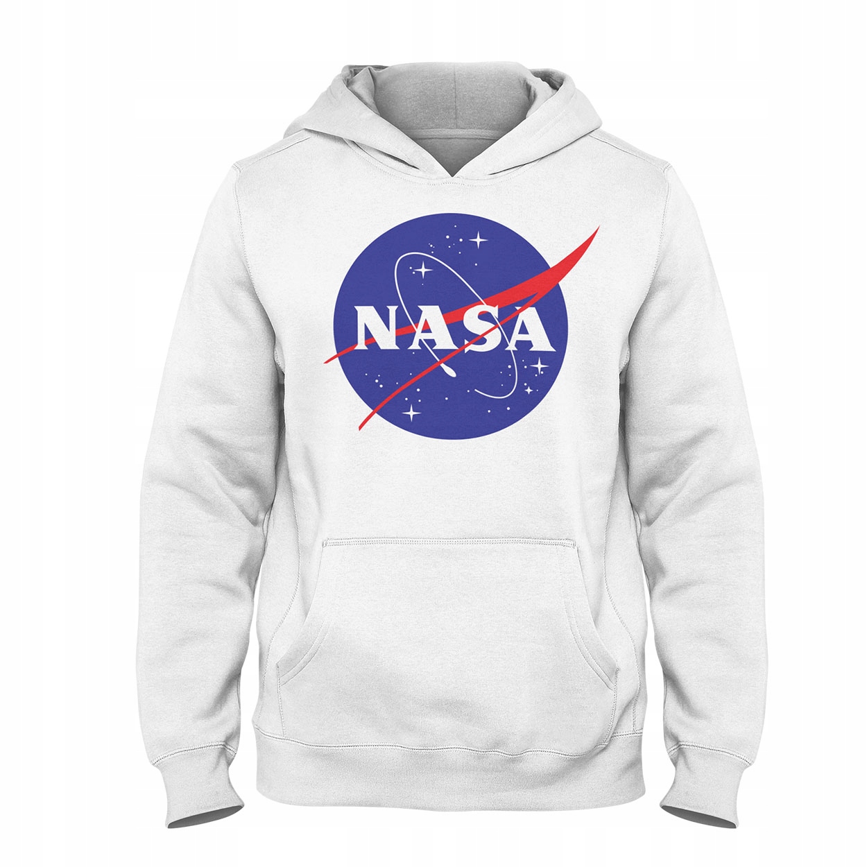 толстовка NASA детская с капюшоном, белая, р. 152