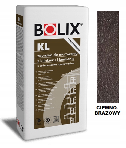 

Bolix Zaprawa Do Klinkieru Kl 25KG Ciemnobrązowa