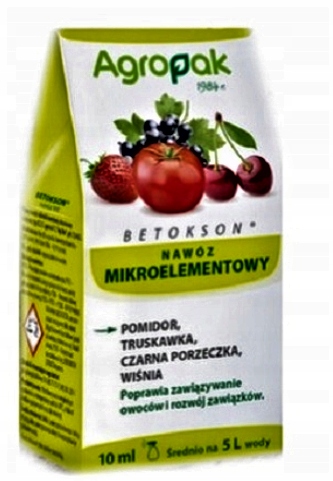 

Betokson 10ML Do Zawiązywania Owoców Pomidorów