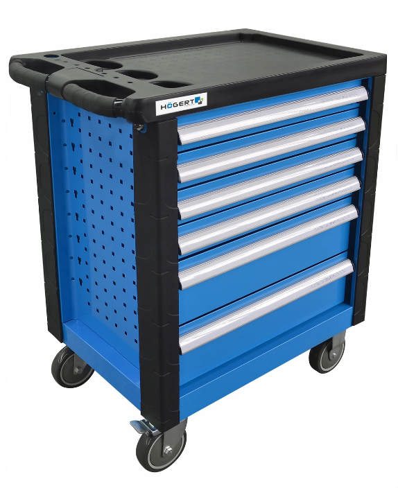 HOGERT HT7G046 WÓZEK SZAFKA NARZĘDZIOWA 6 SZUFLAD