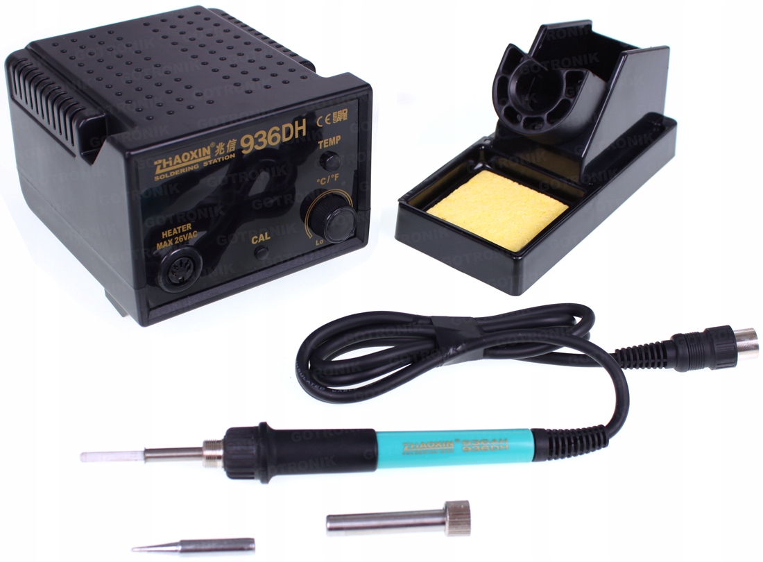 STACJA LUTOWNICZA __ 936DH __ 75W _ ZWIĘKSZONA MOC Model 936DH