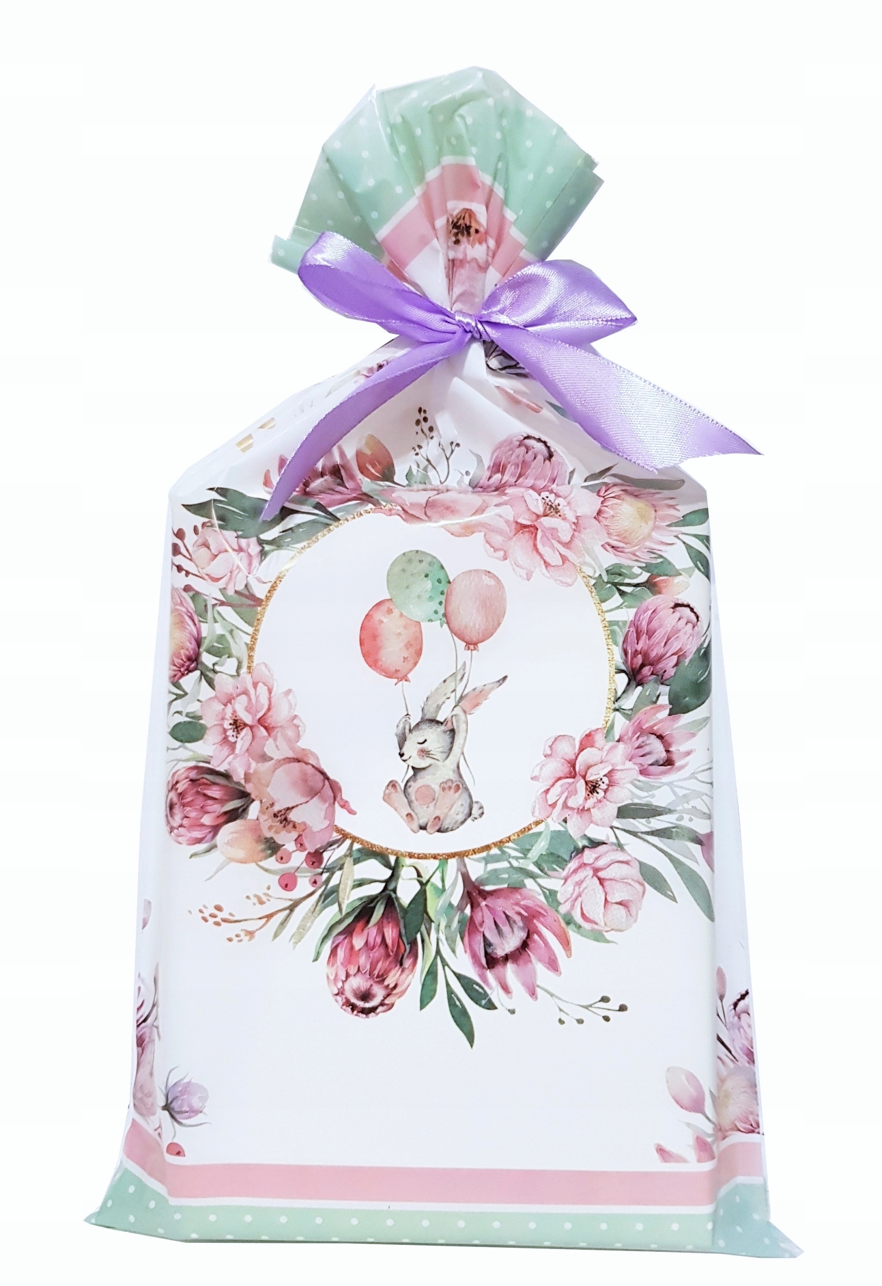 Torebki CELOFAN woreczki foliowe prezentowe BOHO WIELKANOCNE 20x35 10 szt. Marka Strefa Opakowań