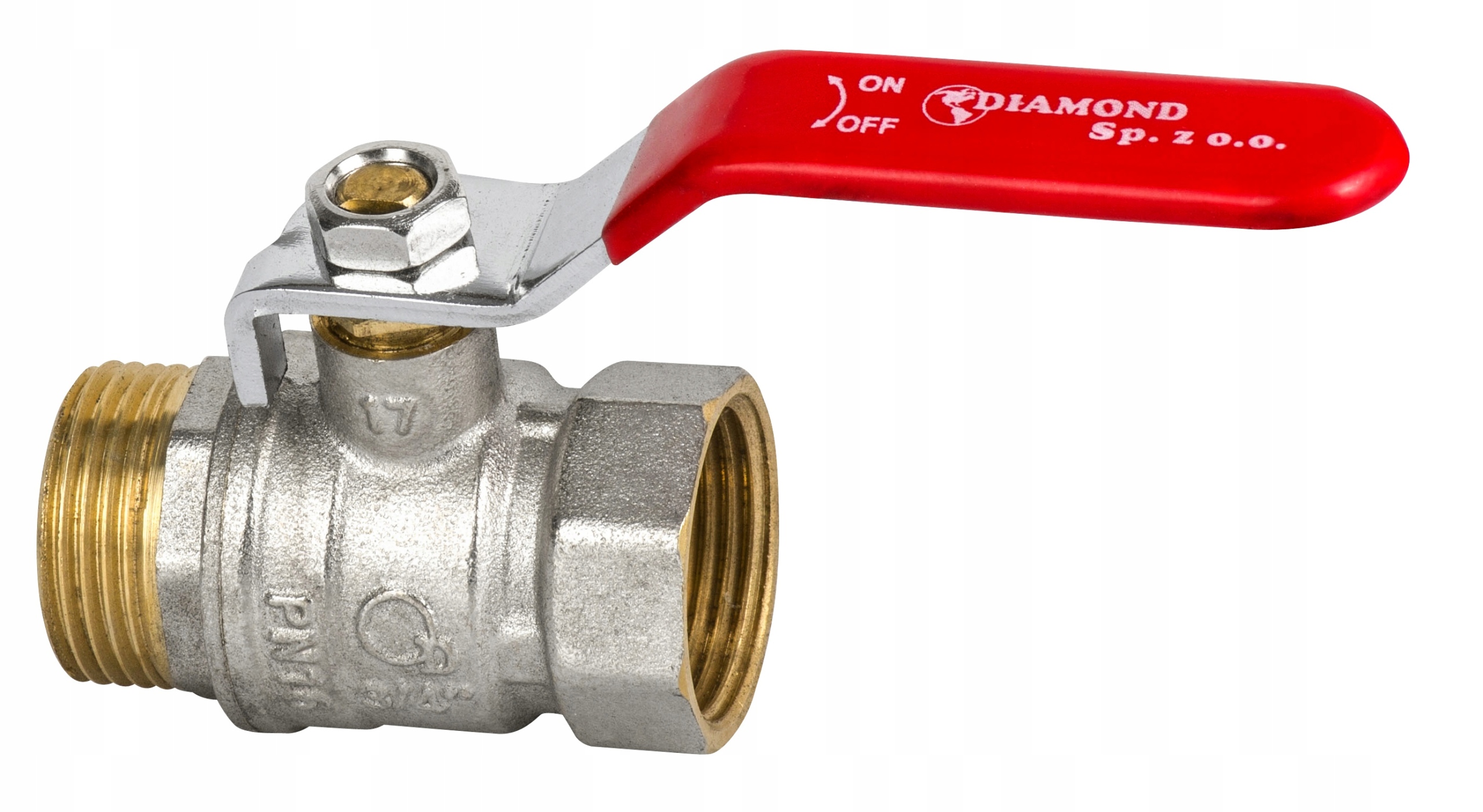 ZAWÓR KULOWY NYPLOWY 3/4 WZ Z DŁAWICĄ RĄCZKA