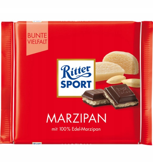 Czekolada Ritter Sport Marcepan100 g z Niemiec