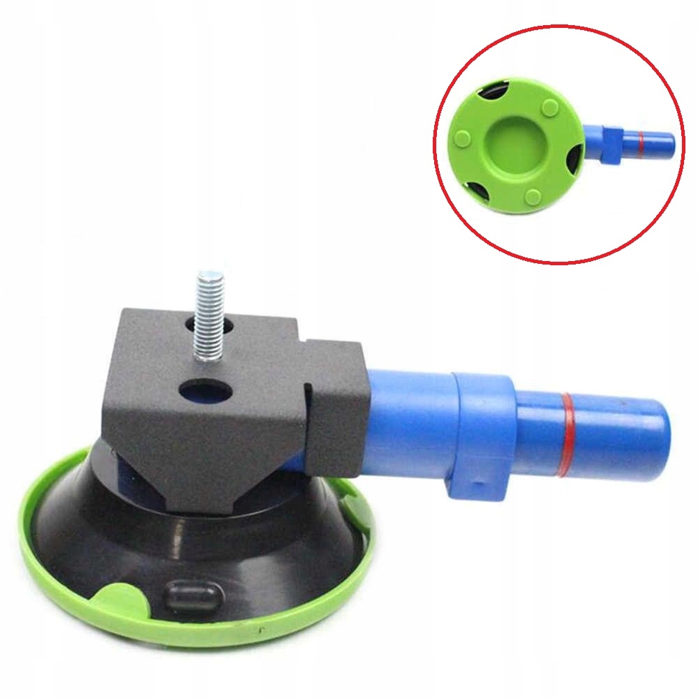 A suction cup with a PDR Lamp pump will hang dents