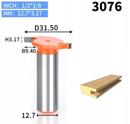 Frez piłkowy do drewna 31,5mm 3,17mm 12,7mm 3076 Kod producenta Frez piłkowy do dre 31,5mm 3,17mm 12,7mm 3076