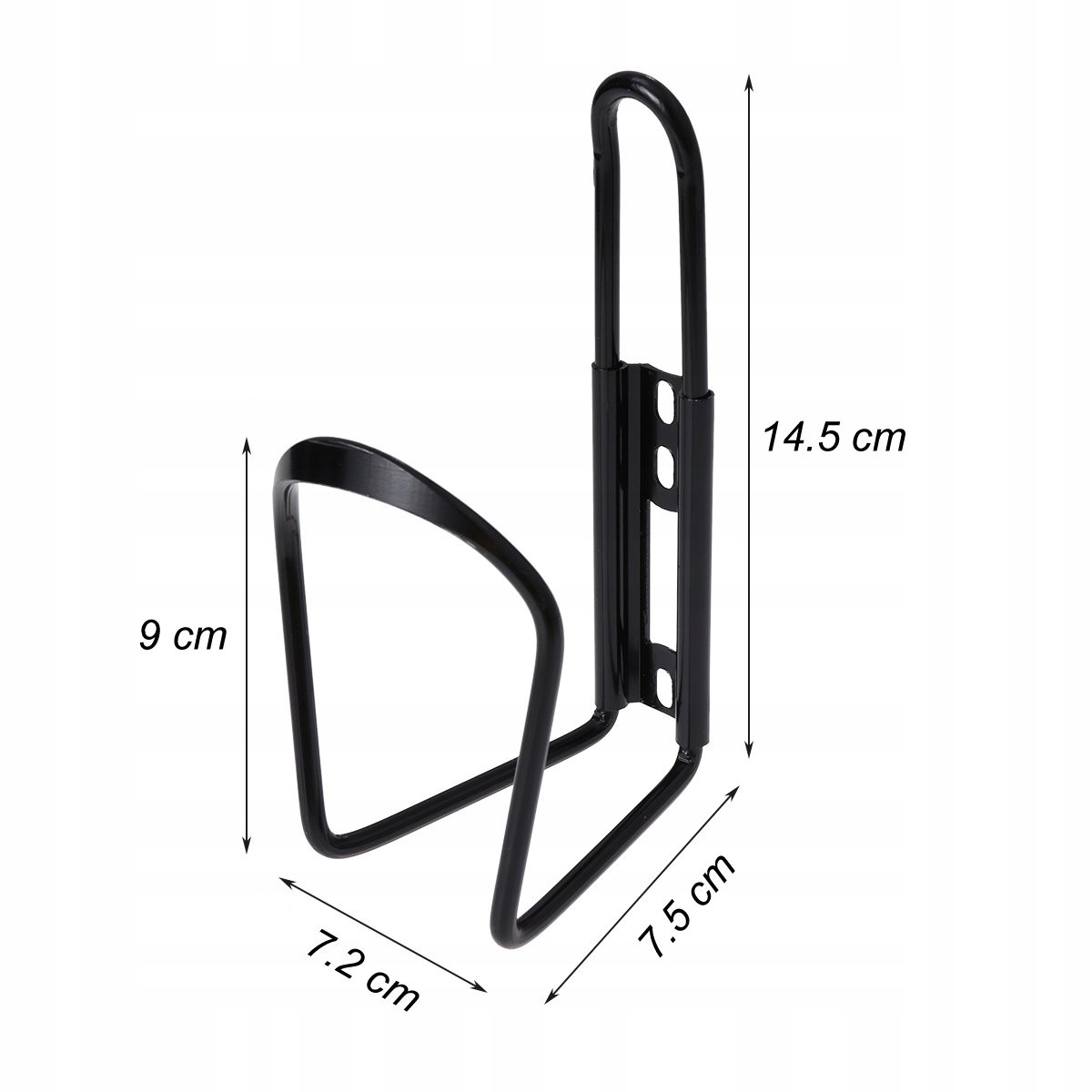 ALUMINIOWY KOSZYK UCHWYT NA BIDON BUTELKĘ NA ROWER Waga 50 g